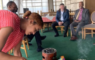 Royal coffee ceremony